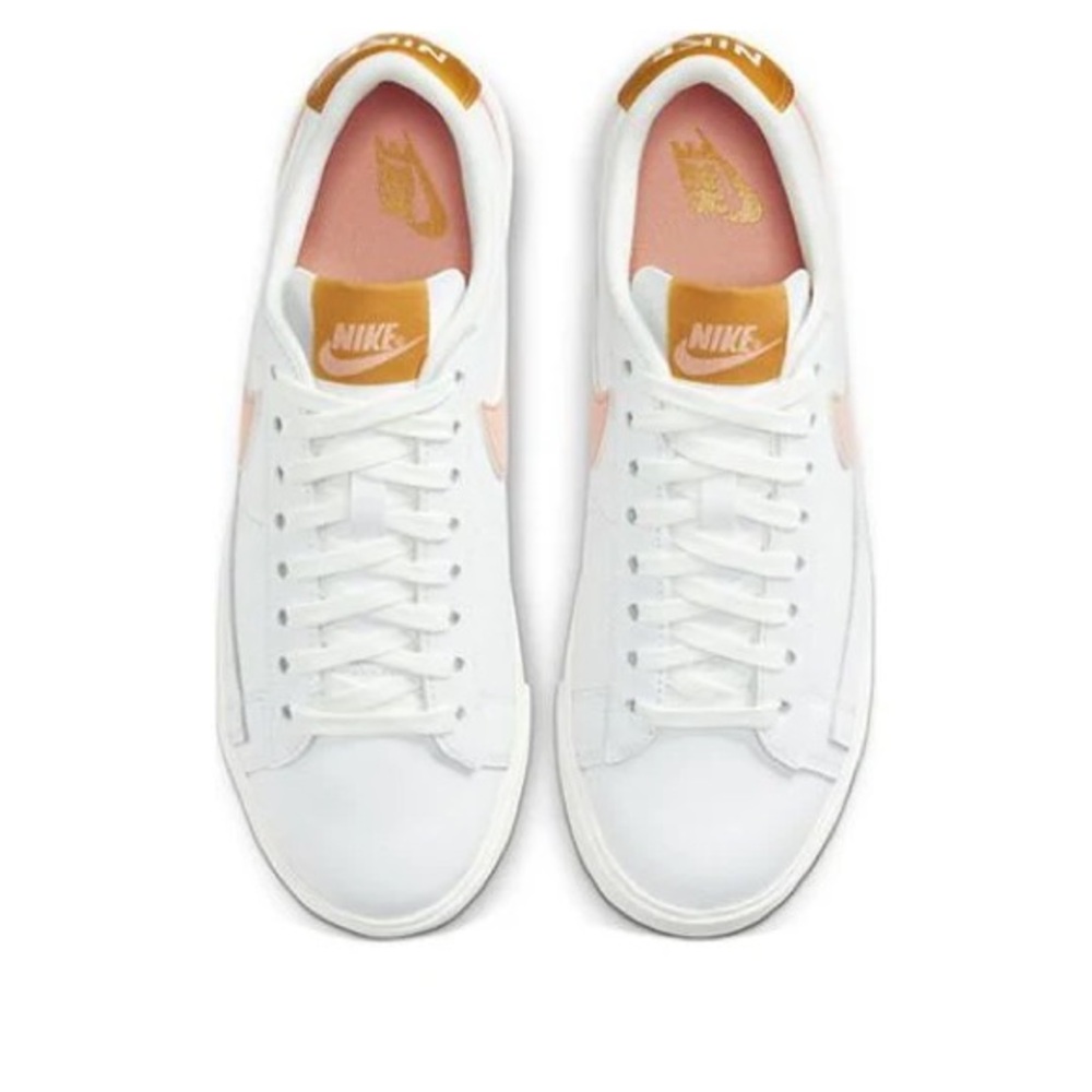 Nike Blazer Low SE Sneaker in White/Pink Quartz-Pollen • Women’s Size 7 • IN BOX